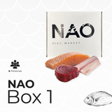 BOX 1: Dorado, Salmón y Atún para 4 personas